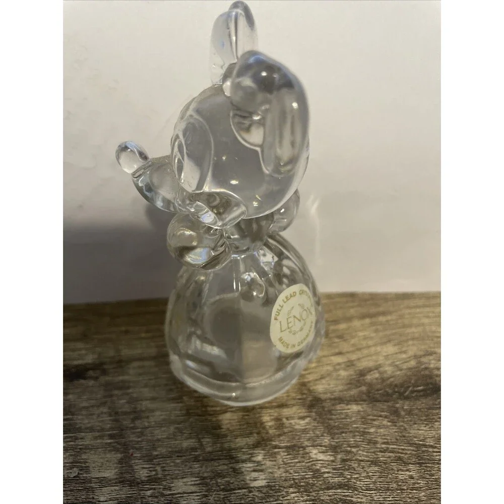 Lenox Crystal Mickey Minnie Mouse Figurines Disney Full Lead Crystal Germany Set